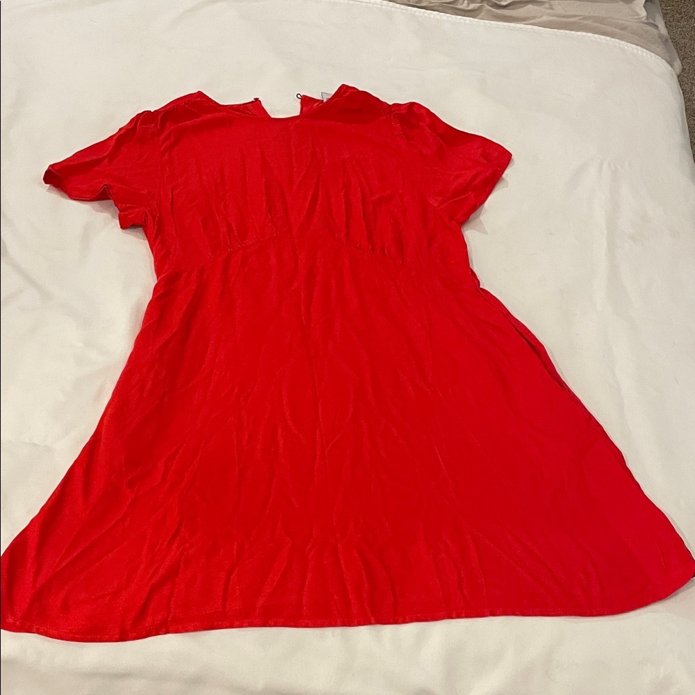 Old Navy Bold Red Dress with pockets